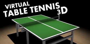 Virtual 3D tennis de table