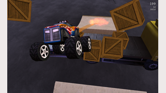 Monster truck cascadeur 3D