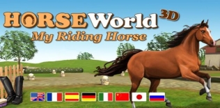 Du monde 3D Cheval: Mon cheval d'équitation