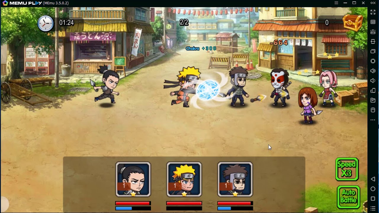 Ninja Heroes - Storm Battle: meilleur anime RPG