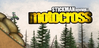 Stickman Descente - Motocross