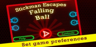 Stickman Escapes balles tombant