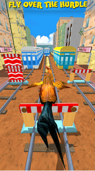 VR Subway Rooster Run sans fin jeu d'aventure