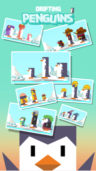 dérivant Penguins
