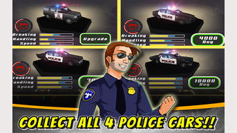 Cop émeute 3D: poursuite de voitures course
