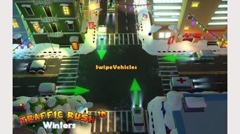 Traffic Rush hiverne 3D